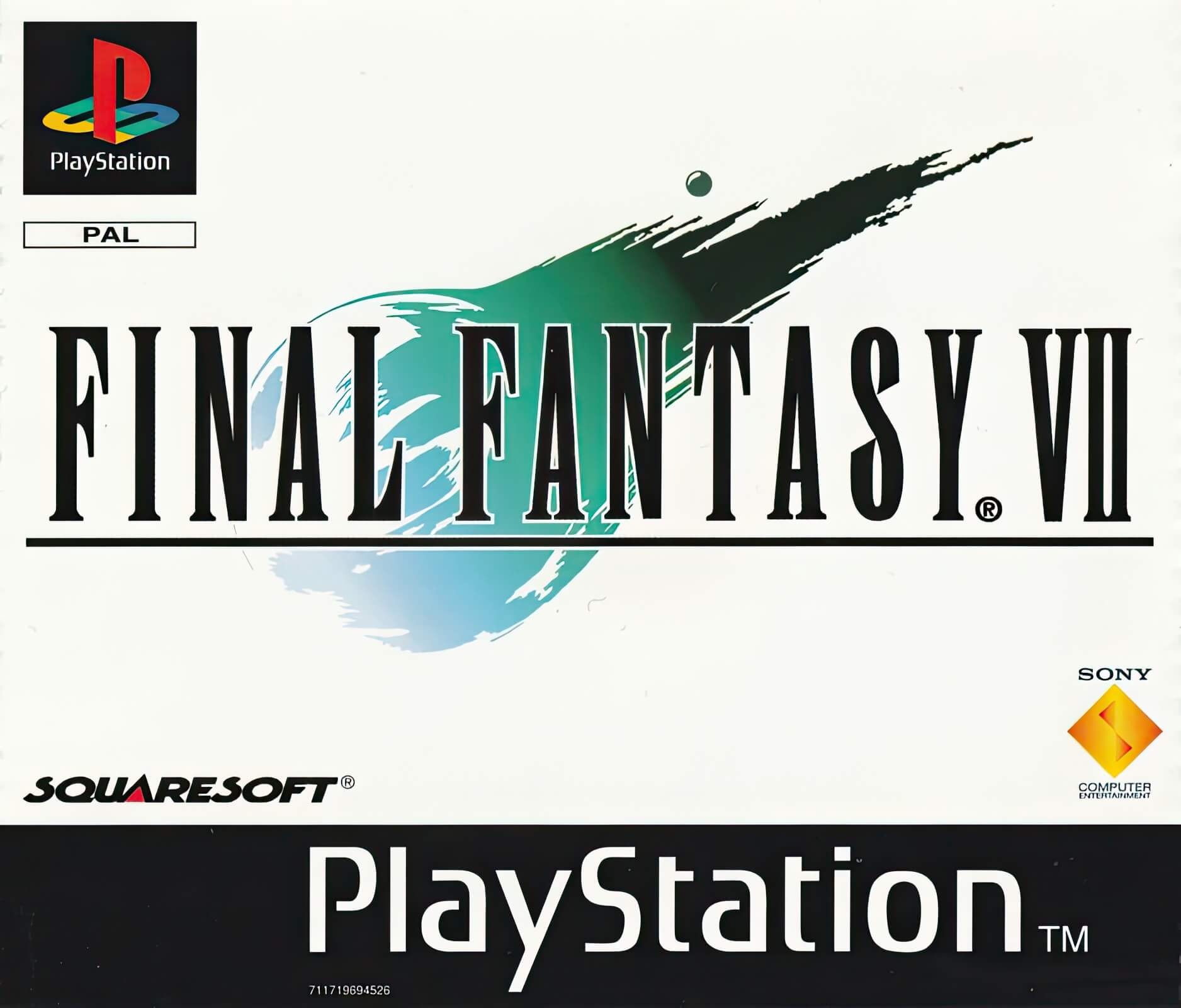 Лицензионный диск PAL Final Fantasy 7 для PlayStation